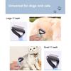 Dual Side Pet Deshedding Brush Efficient Dematting Dog Cat Hair Remover Tool for Pet Owners Grooming Supplies