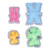 Fondant Silicone Mold Funny Little Monsters Cake Decoration Baking Chocolate Aromatherapys Gypsum Candle Mold