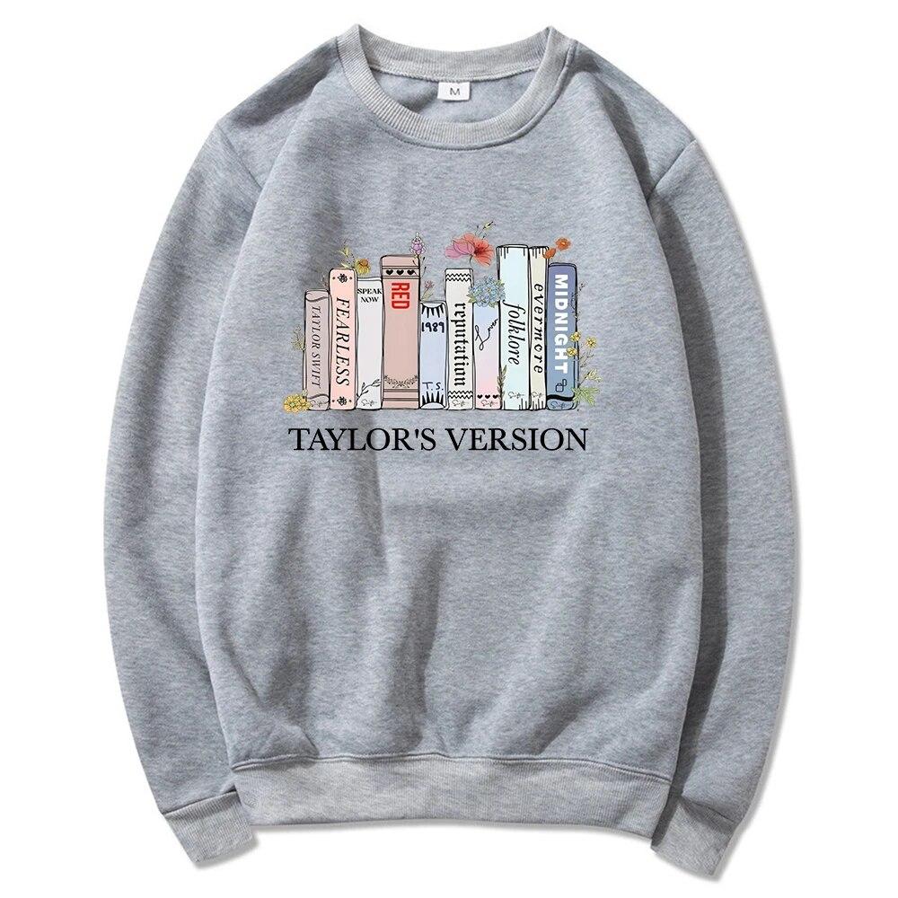 Retro Taylor's Version Sweatshirt Eras Tour 2023 Hoodie Music Album Midnights Folklore Jumper Taylor Fans Crewneck Sweatshirts Unisex Hoodie