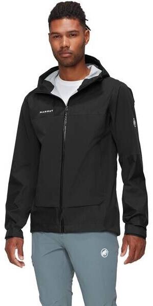 Jacke Mammut Ducan Guide Hardshell mit Kapuze Herren (1010-31380) Schwarz