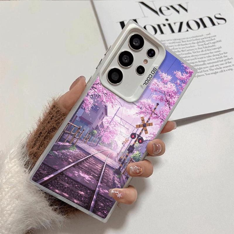 Anime Aesthetic Scenery Shockproof Phone Case for Samsung Galaxy S26 Edge S25 Ultra S24 FE S23 Plus S21 Cover Anti Fall Fundas