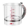 Adjustable Measuring Cup, Adjustable Measuring Cups with Handle, Multi-Functional Push Cup with Scraper-Style Seal Base
