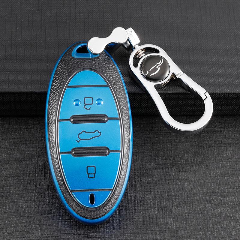Bestune Car Key Cover for FAW T77, T99, B70, T55, T33 - Durable Remote Key Shell with Buckle