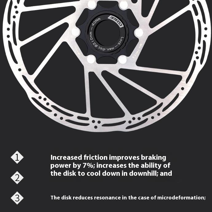 IIIPRO kotouč brzdy Center Lock v krabici Silný odvod tepla Plovoucí 140mm 160mm 180mm, pro MTB / Silniční
