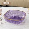 High-Value Fruit Plate Large-Capacity Household Living Room Light Luxury High-End Candy Plate Anti-Drop Snack Fruit Plate