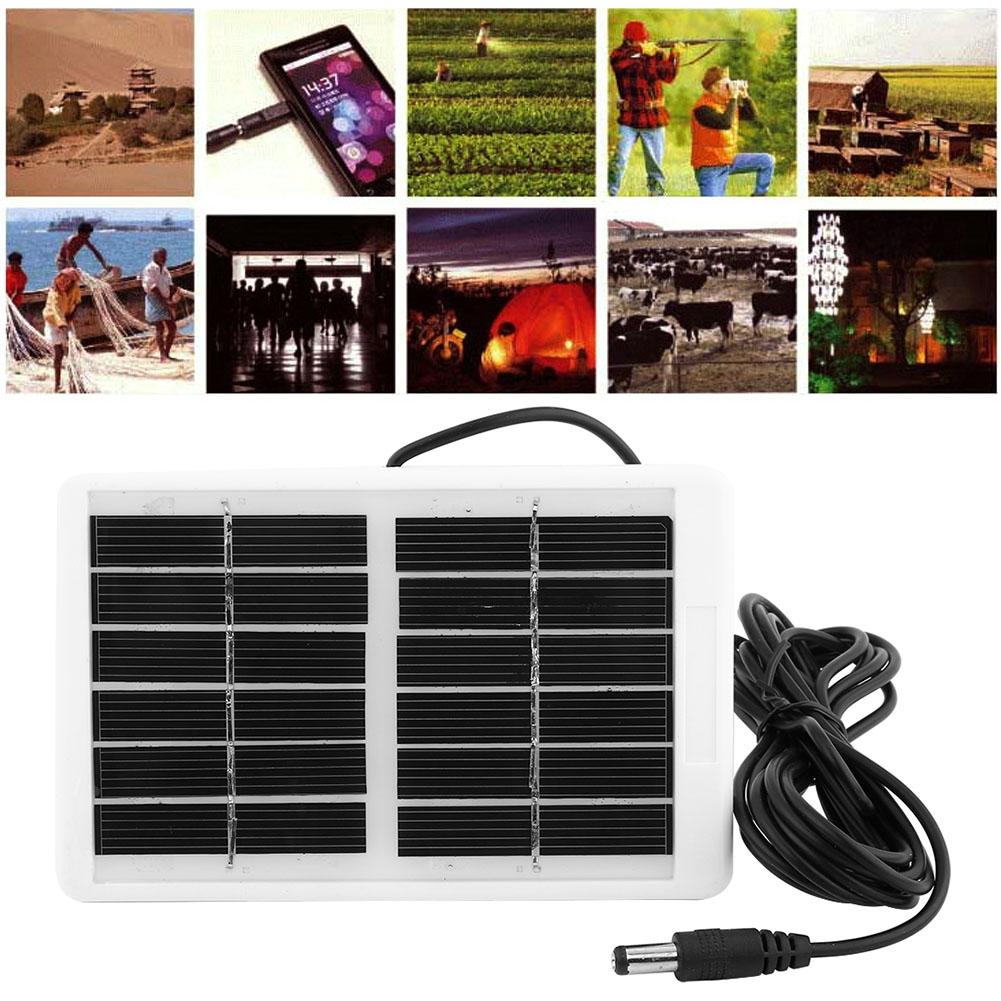 6V 1.2W Outdoor Multi Function Portable Waterproof Solar Panel Charger for Emergency Lamp Fan