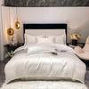 100% Egyptian Cotton Duvet Cover Luxury Solid Color Comforte Quilt Cover for Single Double Queen King Bed Soft Skin-friendly 1pc