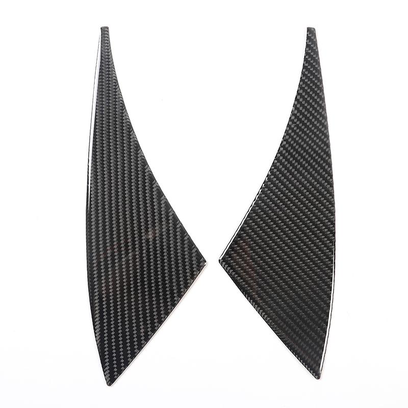 

For BMW U10 U11 X1 IX1 2026-2026 Soft carbon fiber car Door A-pillar decorative stickers Car interior accessories чёрный