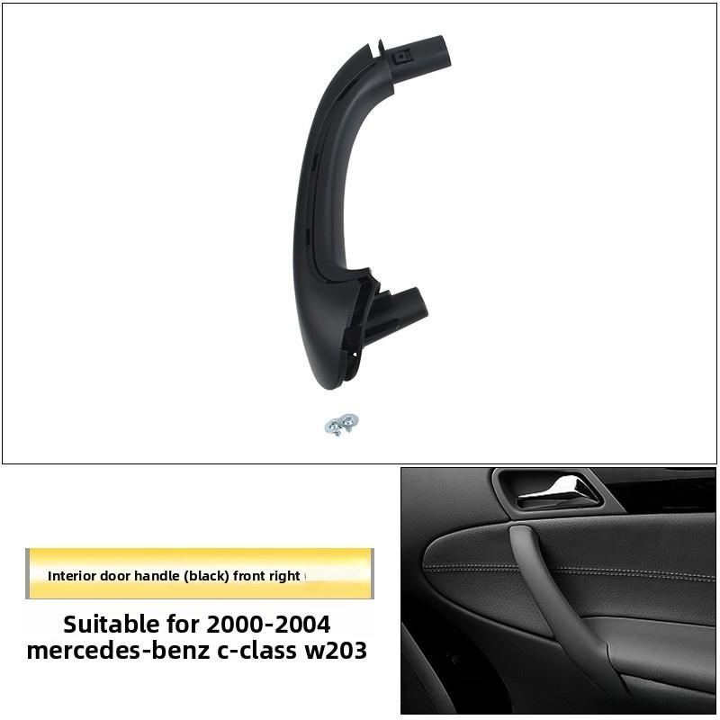 Car Inner Door Handle Trim Pull Grab Panel Handle 2038101551 2038101651 for For Mercedes Benz C-Class W203  2000-2007 Fit 4-Door Sedan Only