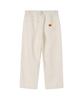 Brompton London Half Banding One Tuck Denim Trousers - Ivory (P262Udp481)