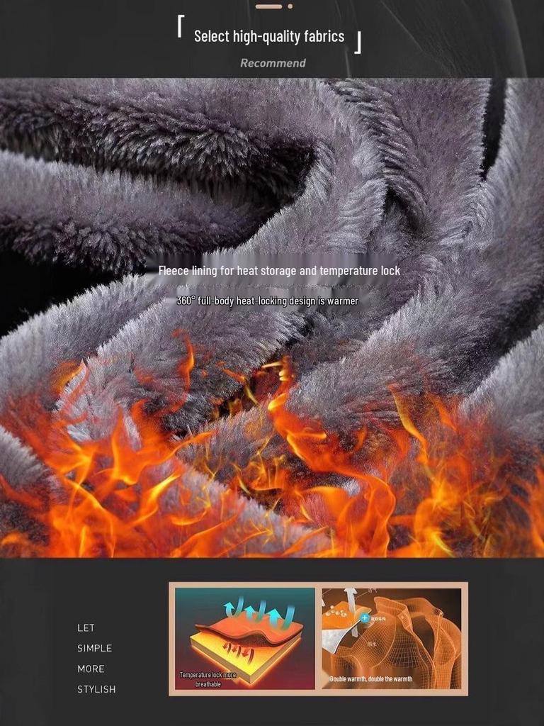 Men's Thickened Plus Velvet Denim Jacket – Stylish Warm Casual Autumn/Winter Top