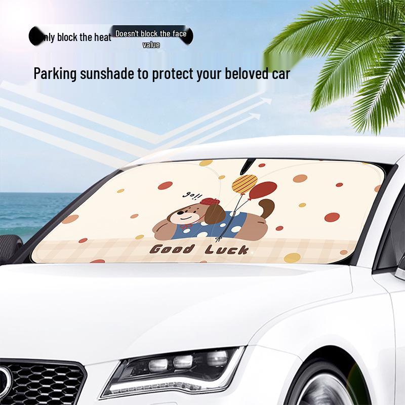 2026 Summer Car Windshield Sun Shade: Small Car Heat Insulation and UV Protection for Front Windshield