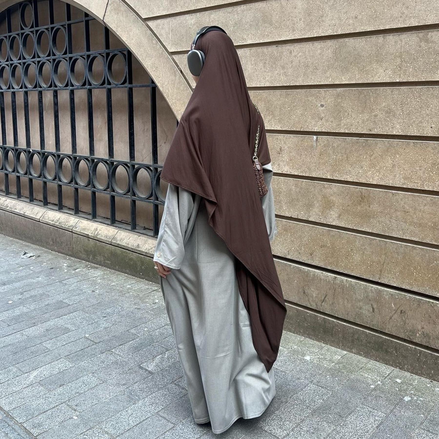 

2024 Лория Дубай Ближний Восток Однотонный платок на голову HJ934 One Size