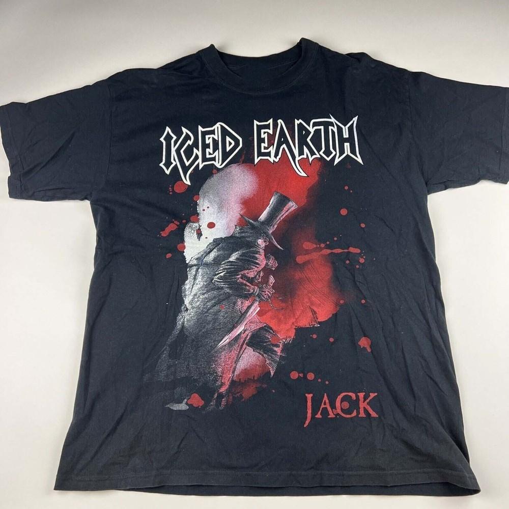 Merry Christmas ICED EARTH Tour Black Full Size 2side Shirt SU171 Unisex T-Shirt XXXXL