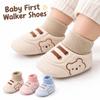 Cartoon Design Baby Walker Shoes Non-Slip Baby Booties Cute Infant Shoes  Walking Practic