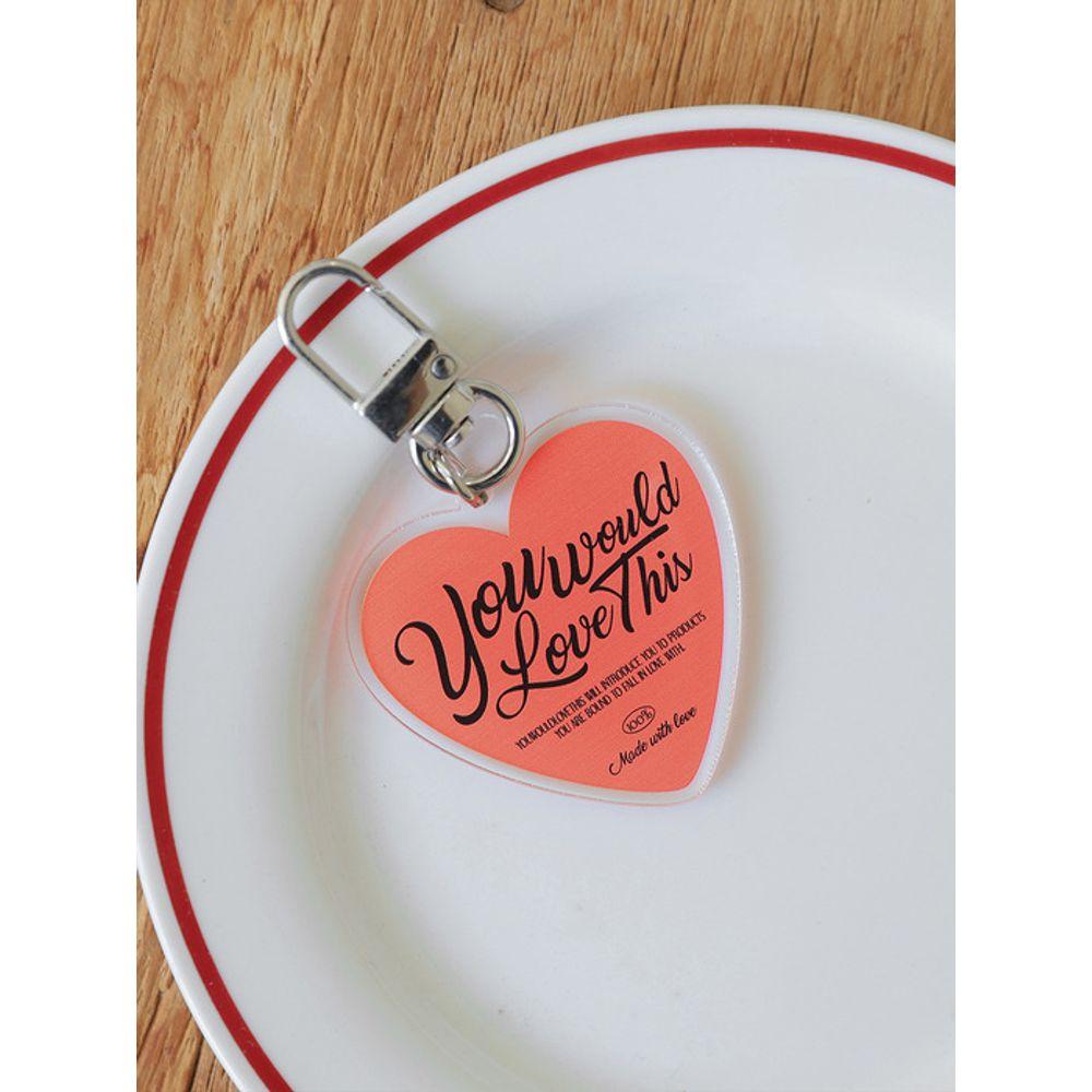 

YouWouldLoveThis Belle Acrylic Keychain (Poppy Red) Not selected