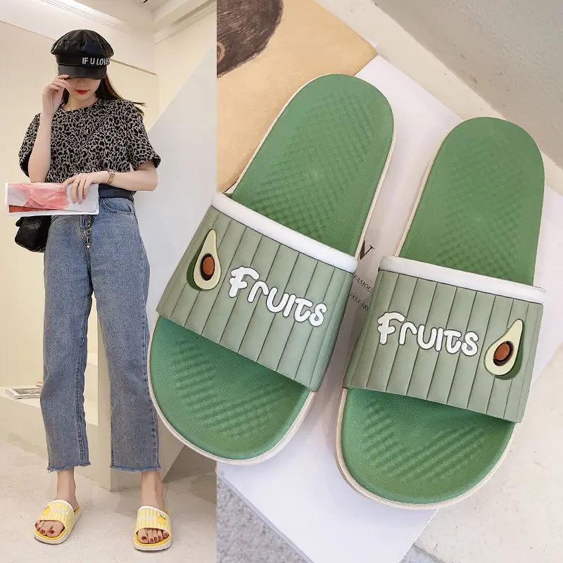 Fashion Flat Slipper Female Summer New 2024 Indoor House Comfortable Cute Sandals With Promotion Hot Casual Face Home Slippers Woman Hot