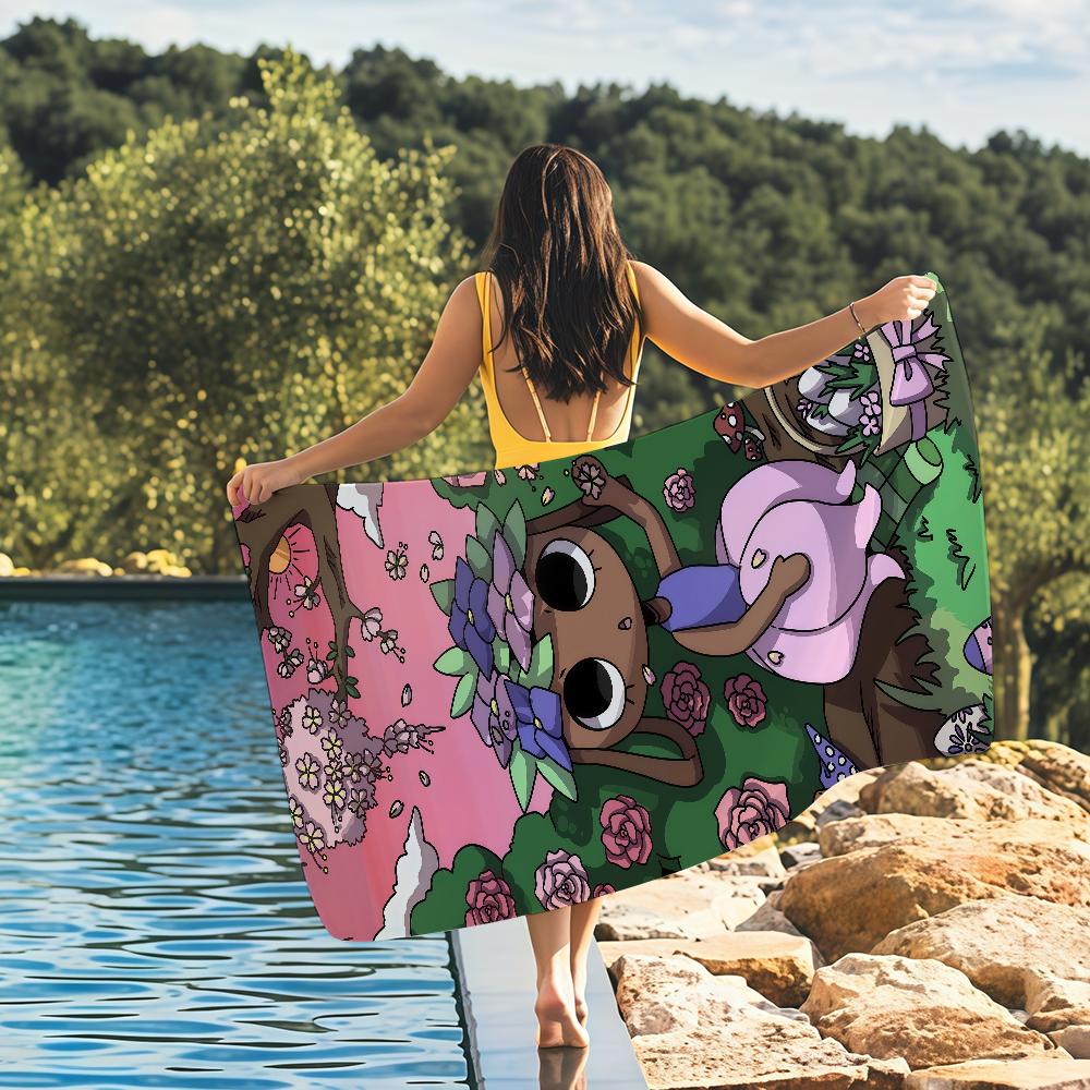 Game D-Dandy's World Bassie Towel Quick Drying Beach Towels Are Suitable For Swimming Pools Camping Yoga And The Gym