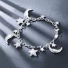 Various Designs Moon Star Stainless Steel Waterproof Adjustable Bracelet Dainty Pendant Necklace Hypoallergenic Fashion Accessories for Women