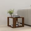 VidaXL Coffee Table Brown Oak 40x40x30 Cm Engineered Wood 815170