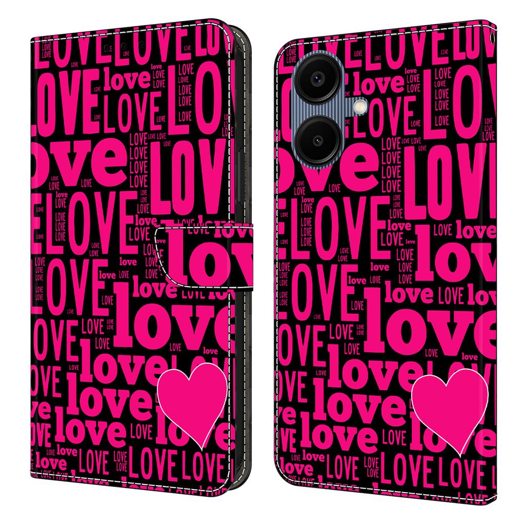 For Samsung Galaxy A07 4G Wallet Case Pattern Printing PU Leather Flip Stand Phone Cover