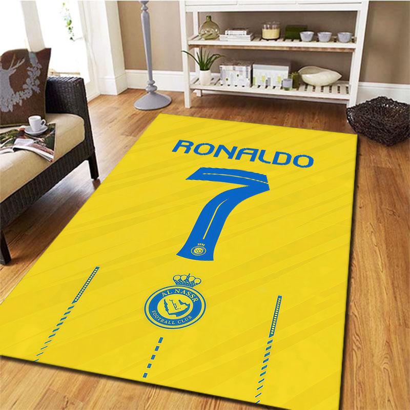 Ronaldinho Teppich für Wohnzimmer Schlafzimmer Zuhause Sofadekoration, Kinder Spiel rutschfeste Bodenmatte