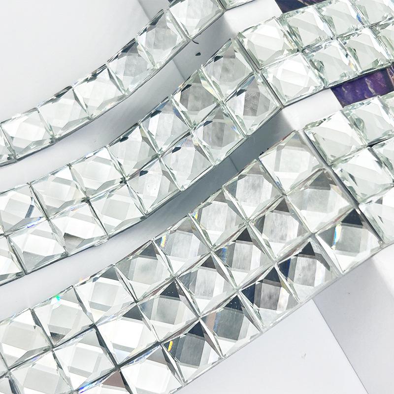Self-Adhesive Rhinestone Tape: DIY Craft Stickers for Clothing, Shoes, Bags, and Wall Decorations.
