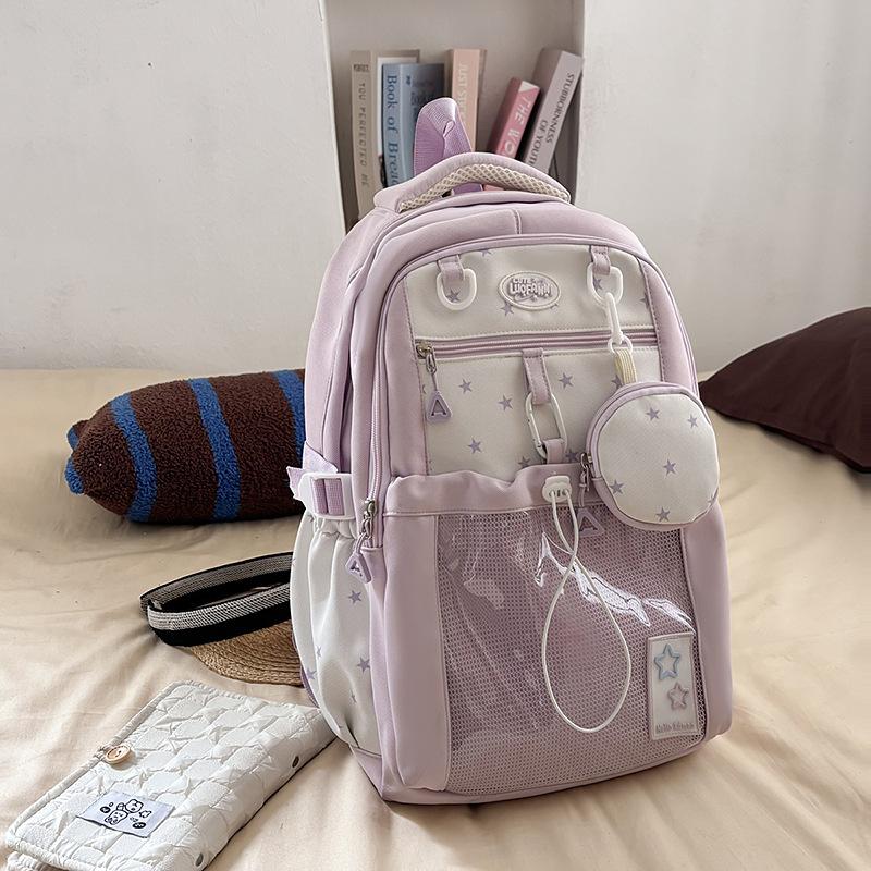 Zaino Ins giapponese nuovo ad alto valore, fresco e dolce, borsa pain, zaino leggero e di grande capacità per studenti delle scuole medie e superiori