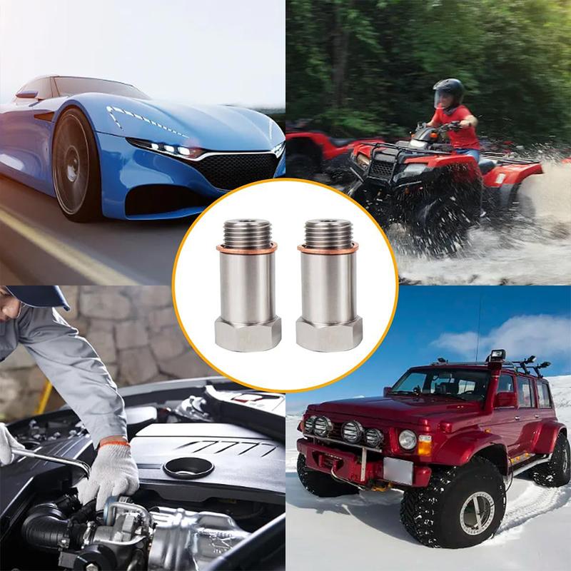 2 pezzi Adattatore di Estensione per Candele d'Accensione Automobilistiche Parti Accessori Universali per Candele d'Accensione Ossigeno