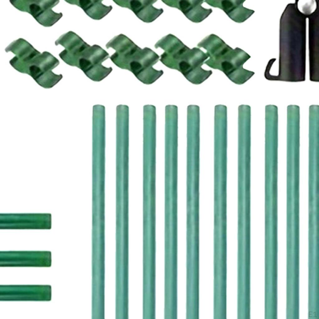 Gurkenspalier, A-Rahmengarten, mit Netz, Metall-Wachstumsstütze für Tomaten