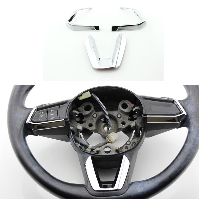 For Mazda 2 3 6 CX3 CX-3 CX-5 CX5 CX7 CX9 Axela ATENZA Car Steering Wheel Panel Decoration Cover Sticker Accessories