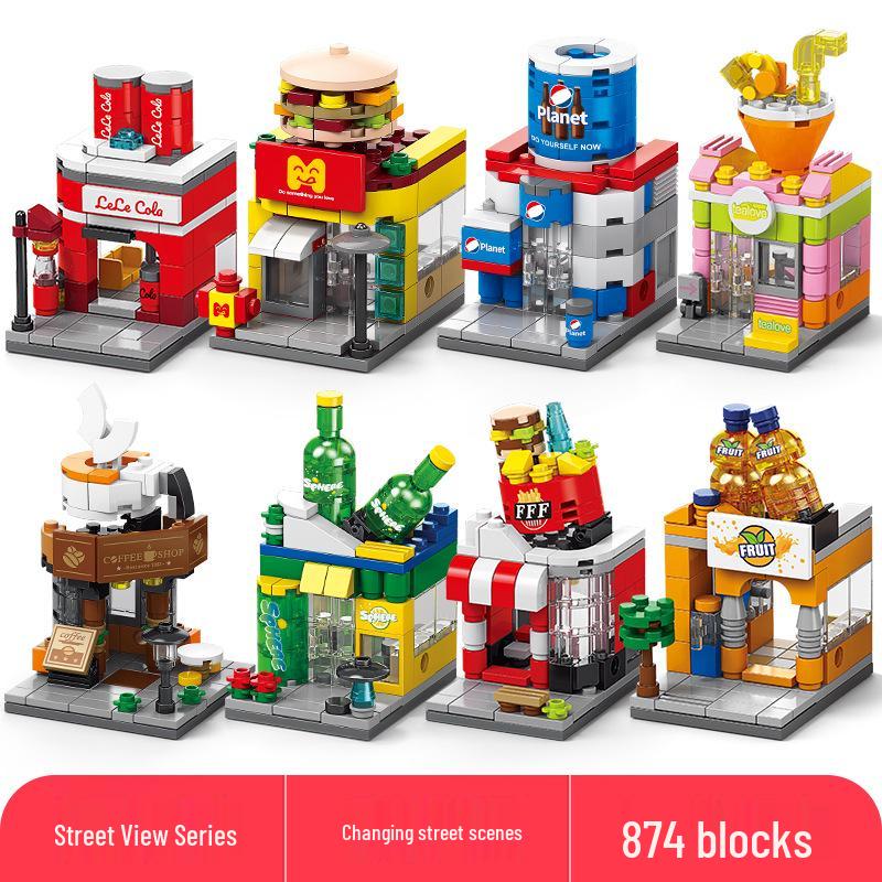 

Совместимые строительные блоки Lele Brothers: Развивающая сборная модель дома для детей