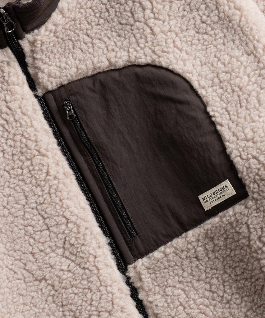 Wild Bricks W24 Fleece Jacket (Oatmeal)