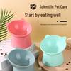 Cuenco para Gatos Nórdico de Patas Altas con Boca Inclinada – Plato Minimalista Antiderrames para Mascotas