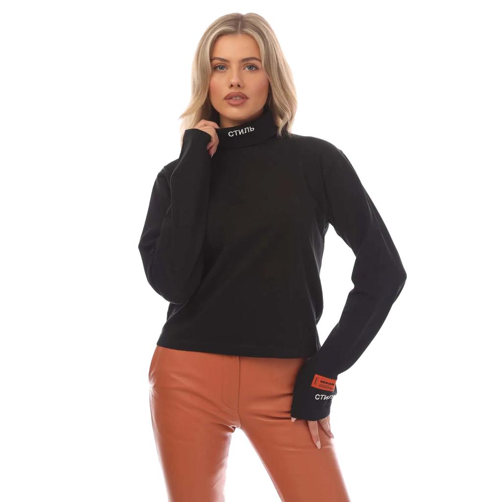 Heron Preston Womens/Ladies Roll Neck Long-Sleeved T-Shirt