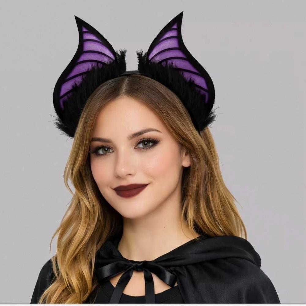 Furry Halloween Costume Cosplay Props Animal Beast Ears Halloween Hairband Bat Ears Headband Kids