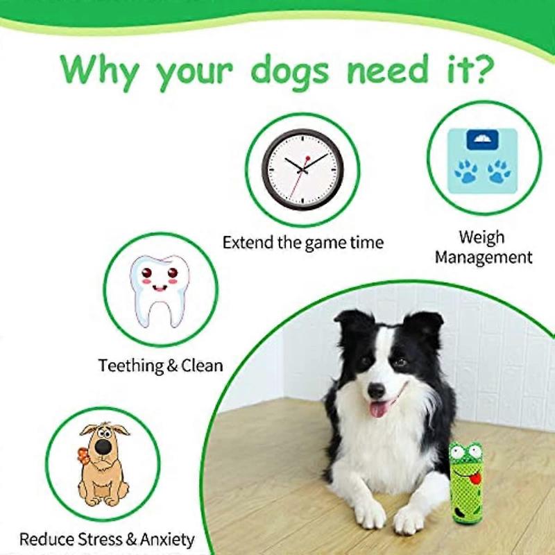 Malydyox Dog Toys for Boredom Interactive Squeaky Dog Toys for Small and Medium Dogs  Soft Puppy Teething Toy  Snuffle Dog Toys  Foraging Training and