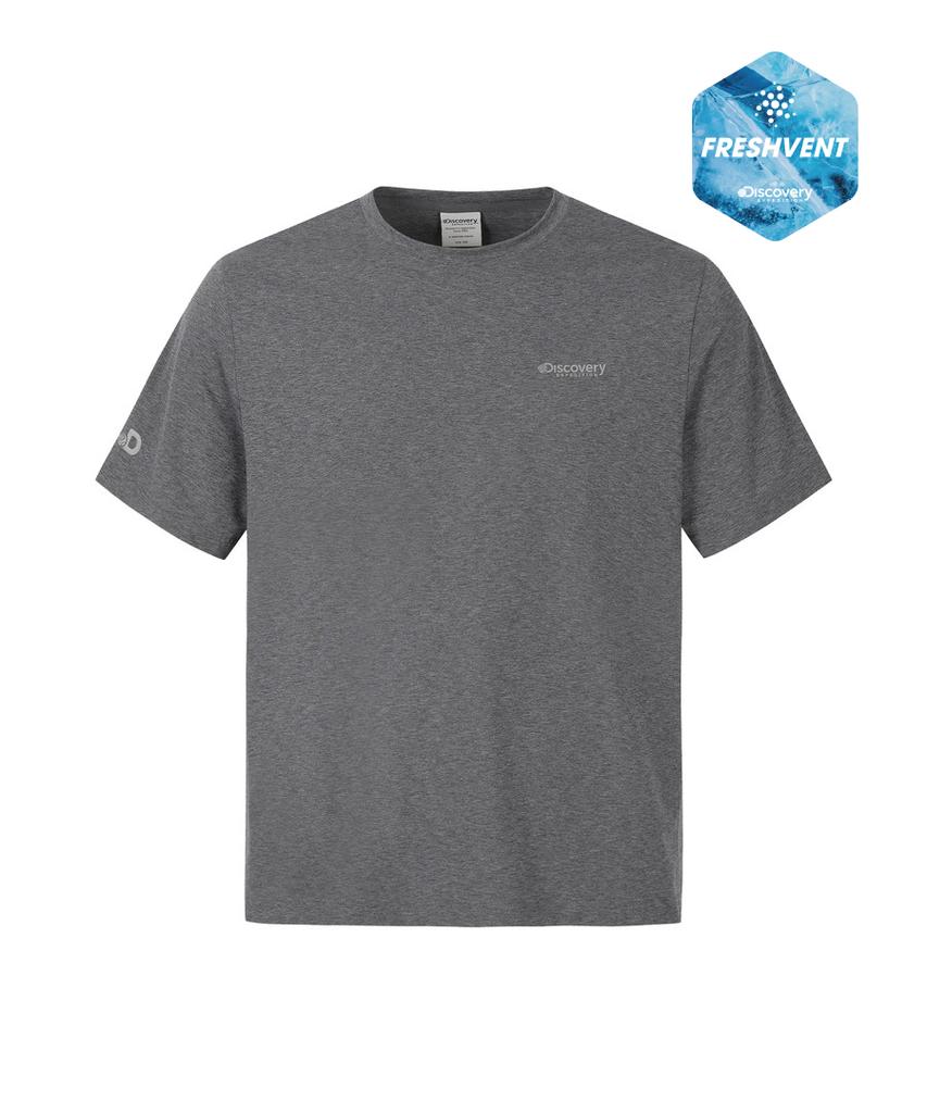 DISCOVERY EXPEDITION Men'S Freshvent Jersey Romellina Short Sleeve T-Shirt (M/Grey)