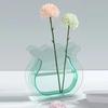 Fish Tank Vase Transparent Thickened Acrylic Smoothing Simple Modern Small Fish Tank for Family