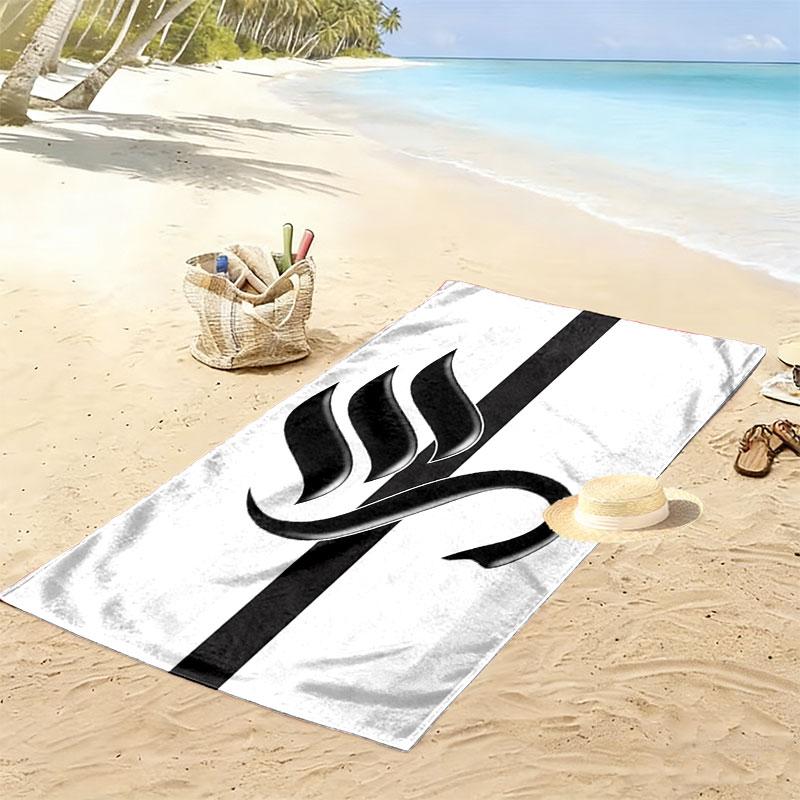 Swansea City AFC Print Strandtuch, Großes Weiches Schnelltrocknendes Handtuch für Strand Camping Schwimmen