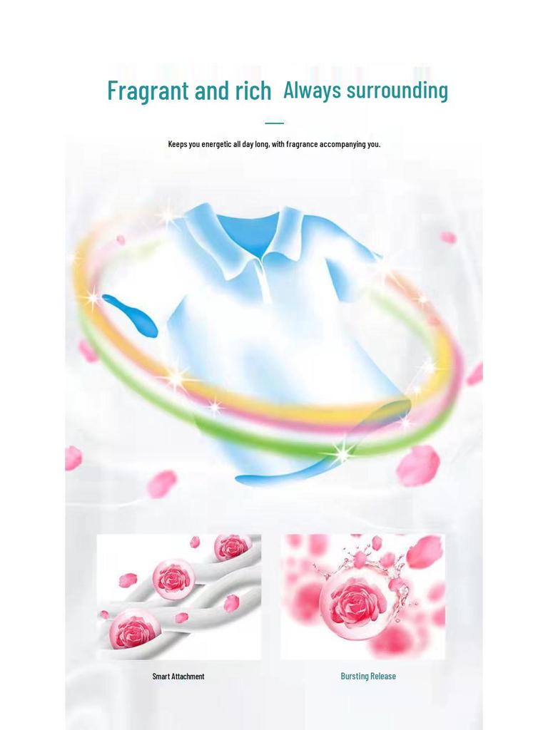 3-in-1 Laundry Aroma Booster: Long-Lasting Fragrance, Anti-Static Softener & Anti-Mite Antibacterial Freshener