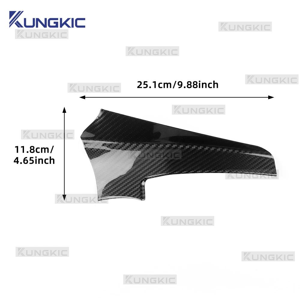 Real Dry Carbon Fiber For Abarth 595/695/595C/695C Fiat 500/500c 2016-2024 Fiat 500e 12-19 Car Cab Dashboard under Panel Trim