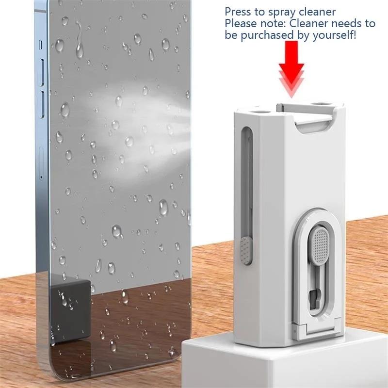 8-in-1-Reinigungsset, Computertastatur-Reinigungsbürsten-Set, Kopfhörer-Reinigungsstift für Airpods Pro, Ohrhörer-Reinigungswerkzeuge, Tastenkappen-Abzieher