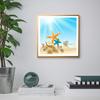 Urob si sám 5D diamantová maľba Pláž Diamantové umelecké vyšívanie Výhľad na more Krížový steh Plný okrúhly vrták Živica Home Dekor Manuálny darček
