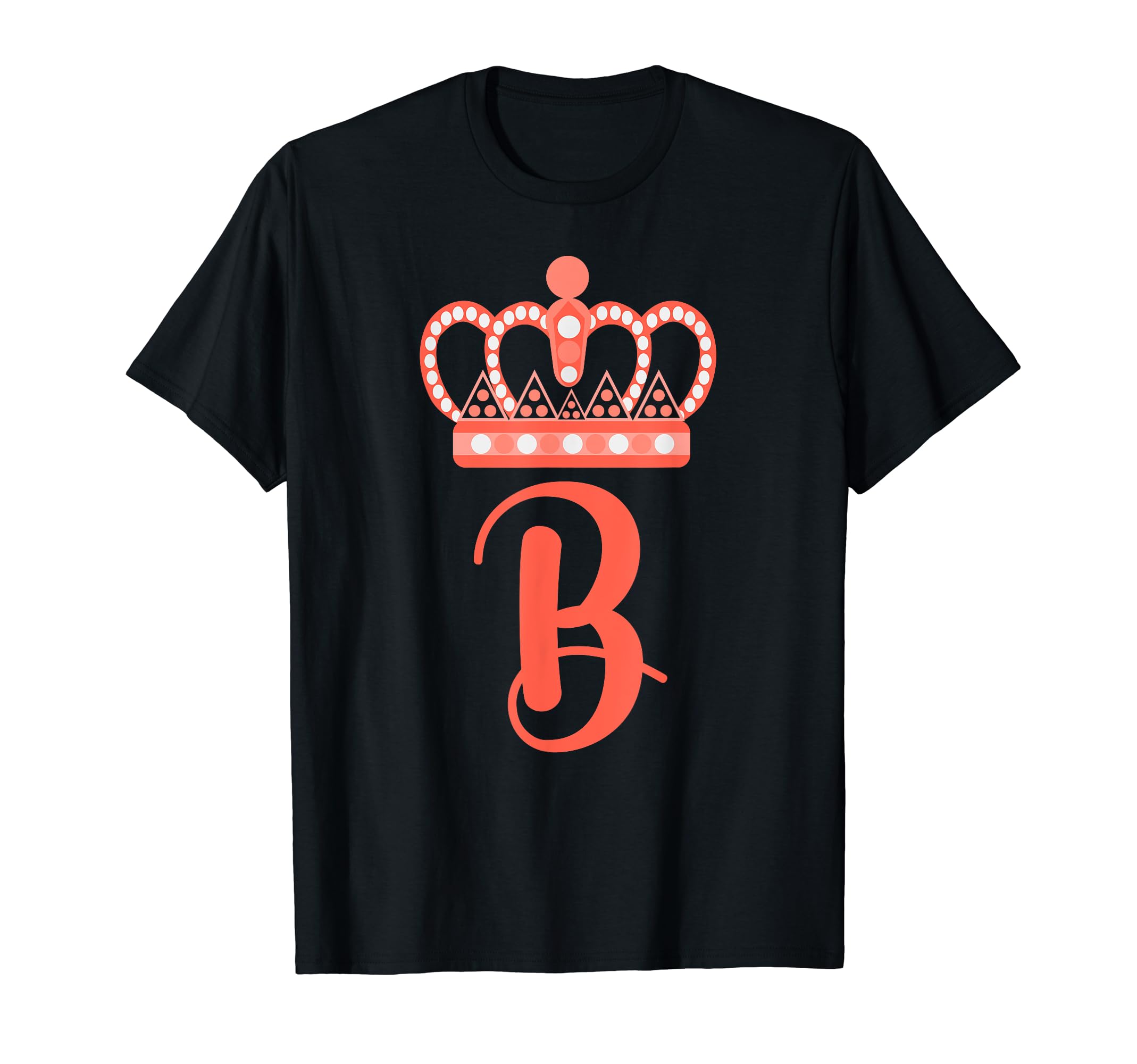 

Queen B Bee Alphabet B Crown Alphabet Monogram Bride Bee Lover T-Shirt