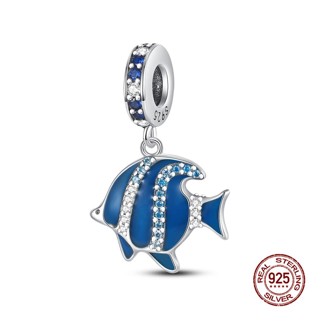Authentic 100 copper Shell Luminous Bead Charms Crab Octopus Charm Bead Charms Compatible With Authentic Bracelets Do It Yourself Jewellery Making Wo