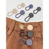 1pc 18mm Rubber Waistband Extender Button, Clothes Waist Adjustable Extender