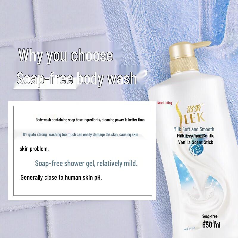 Slek Water Lily & Milk Hydrating Body Wash