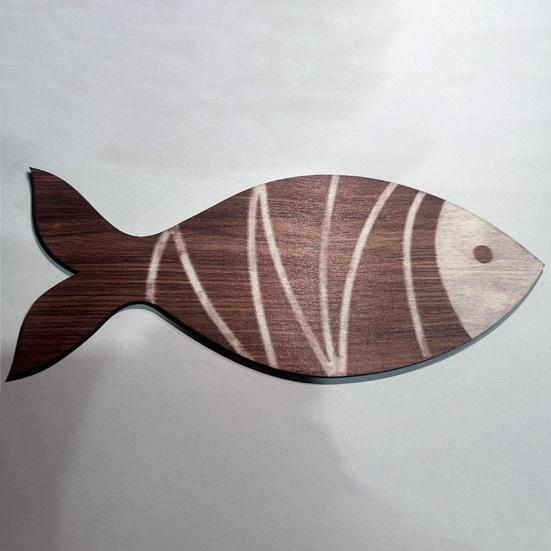 4Pcs/Set Wall Fish Decorations Coastal Wall Art Wooden Fish Retro Rustic Fish Wall Ornaments