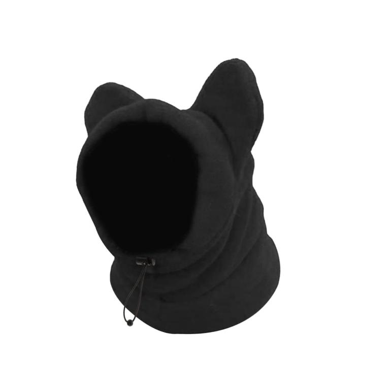 1 шт. Зимняя шапка для домашних животных, одежда, теплая шапка для холодной погоды, наушники для собак, подходят для средних и крупных собак, кошек и щенков, шапки для собак, подарки для домашних животных S чёрный